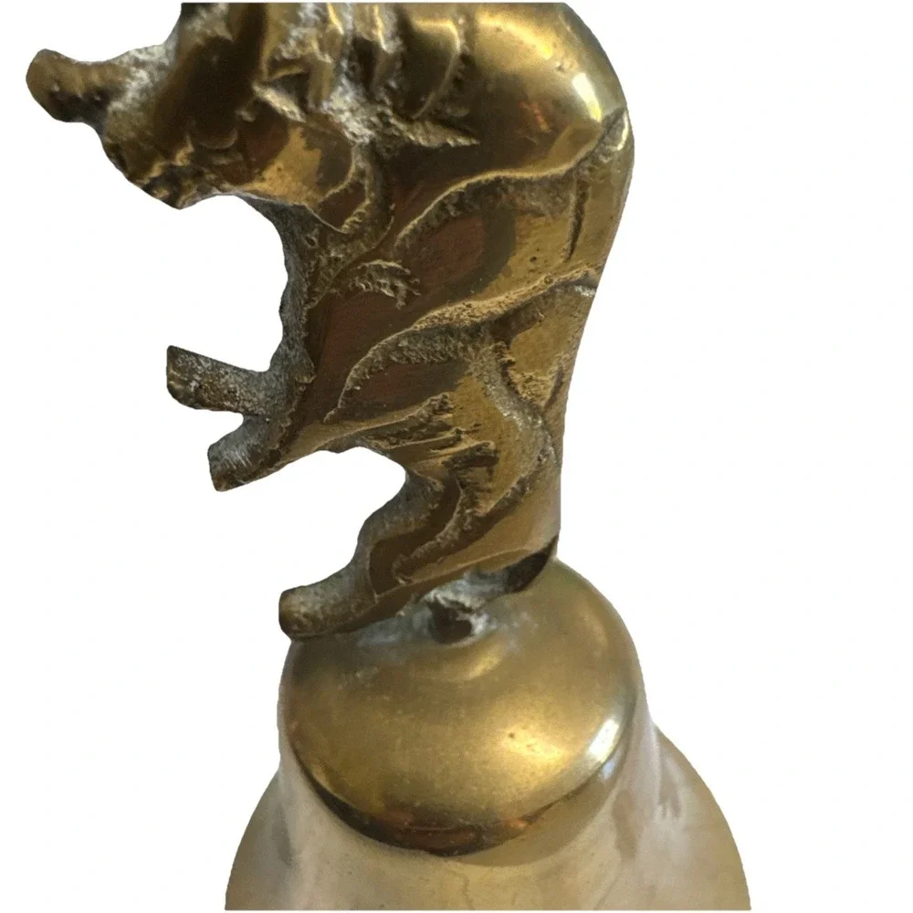 Brass Bell With Bull 5